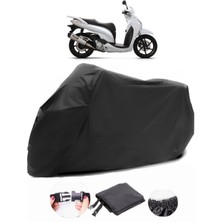 Honda Sh 300 Siyah Motosiklet Branda Su Geçirmez Dayanıklı Kumaş