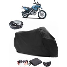 Bmw F 650 Siyah Arka Çanta Uyumlu Motosiklet Branda Su Geçirmez Dayanıklı Kumaş