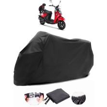 Kuba Trendy 50 Siyah Motosiklet Branda Su Geçirmez Dayanıklı Kumaş