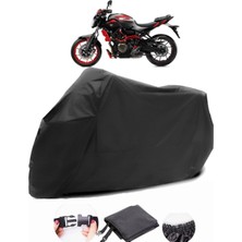 Autoen Yamaha Mt-07 Moto Cage Siyah Motosiklet Branda Su Geçirmez Dayanıklı Kumaş