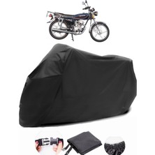 Motoran Mtr 125 Siyah Motosiklet Branda Su Geçirmez Dayanıklı Kumaş