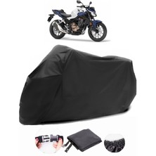 Honda Cb 500 F Siyah Motosiklet Branda Su Geçirmez Dayanıklı Kumaş