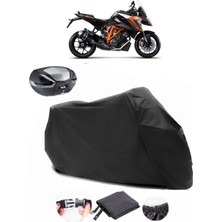 Ktm 1290 Super Duke Gt Siyah Arka Çanta Uyumlu Motosiklet Branda Su Geçirmez Dayanıklı Kumaş