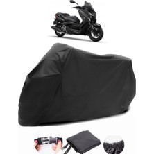 Autoen Yamaha X-Max 250 Momodesign Siyah Motosiklet Branda Su Geçirmez Dayanıklı Kumaş