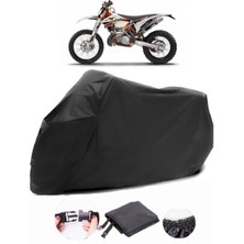 Autoen Ktm 300 Exc Six Days Siyah Motosiklet Branda Su Geçirmez Dayanıklı Kumaş