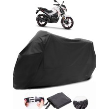 Autoen Rks Titanium 220 Siyah Motosiklet Branda Su Geçirmez Dayanıklı Kumaş