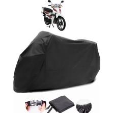 Autoen Mondial 100 Sfc Snappy x Siyah Motosiklet Branda Su Geçirmez Dayanıklı Kumaş