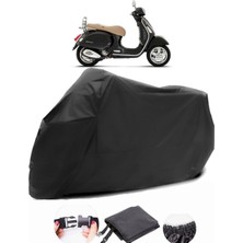 Vespa Gts 250 Abs Siyah Motosiklet Branda Su Geçirmez Dayanıklı Kumaş