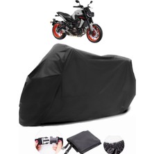 Autoen Yamaha Mt-09 Siyah Motosiklet Branda Su Geçirmez Dayanıklı Kumaş