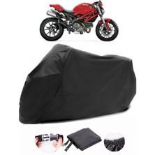 Ducati 796 Siyah Motosiklet Branda Su Geçirmez Dayanıklı Kumaş