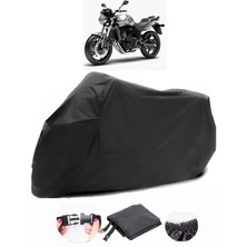 Autoen Honda Cbf 600 Siyah Motosiklet Branda Su Geçirmez Dayanıklı Kumaş