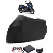 Yamaha X-Max 250 Siyah Motosiklet Branda Su Geçirmez Dayanıklı Kumaş