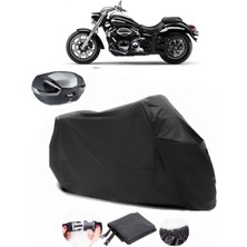 Yamaha Xvs 950 A Siyah Arka Çanta Uyumlu Motosiklet Branda Su Geçirmez Dayanıklı Kumaş