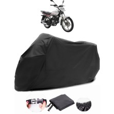 Autoen Kuba Strike 150 Siyah Motosiklet Branda Su Geçirmez Dayanıklı Kumaş