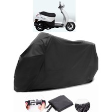 Autoen Stmax Viva 80 Siyah Motosiklet Branda Su Geçirmez Dayanıklı Kumaş
