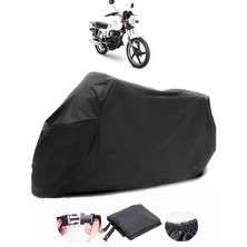 Autoen Falcon Crazy 125 Siyah Motosiklet Branda Su Geçirmez Dayanıklı Kumaş