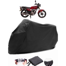 Lifan Lion 100 Siyah Motosiklet Branda Su Geçirmez Dayanıklı Kumaş