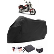 Kanuni Tiger 250 Siyah Motosiklet Branda Su Geçirmez Dayanıklı Kumaş