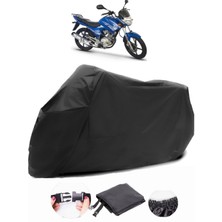 Kuba Ruha 125 Siyah Motosiklet Branda Su Geçirmez Dayanıklı Kumaş