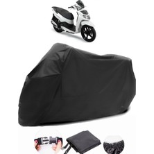 Sym Hd Evo 200 Siyah Motosiklet Branda Su Geçirmez Dayanıklı Kumaş