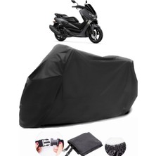 Yamaha Nmax 155 Siyah Motosiklet Branda Su Geçirmez Dayanıklı Kumaş