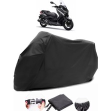 Yamaha X-Max 250 Abs Siyah Motosiklet Branda Su Geçirmez Dayanıklı Kumaş