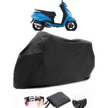 Tvs Jupiter Siyah Motosiklet Branda Su Geçirmez Dayanıklı Kumaş