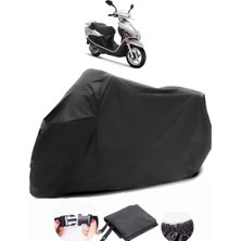 Rks Rs 100 Siyah Motosiklet Branda Su Geçirmez Dayanıklı Kumaş