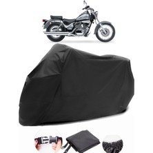 Suzuki Vl 250 Intruder Siyah Motosiklet Branda Su Geçirmez Dayanıklı Kumaş