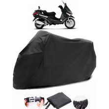 Piaggio x Evo 250 Siyah Motosiklet Branda Su Geçirmez Dayanıklı Kumaş