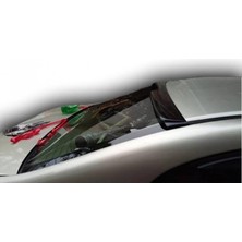 PasaTuning Honda Civic Fd6 Hibrid Style - Cam Üstü (2006-2011) Piano Black Spoiler