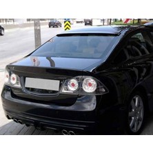 PasaTuning Honda Civic Fd6 Hibrid Style - Cam Üstü (2006-2011) Piano Black Spoiler