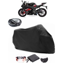 Yuki YK250-21 R-Samurai Siyah Arka Çanta Uyumlu Motosiklet Branda Su Geçirmez Dayanıklı Kumaş
