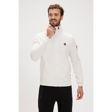 Bad Bear More Bear Full-Zip Hoodie Marshmallow Beyaz Fermuarlı Erkek Sweatshirt