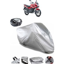 Bajaj Discover 150 F Arka Çanta Uyumlu Motosiklet Brandası Lüx Premium Kalite