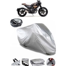 Ducati Scrambler Sixty2 Arka Çanta Uyumlu Motosiklet Brandası Lüx Premium Kalite