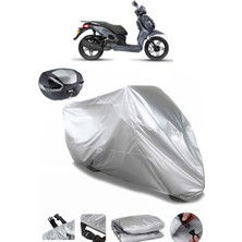 Kanuni Merlin S Arka Çanta Uyumlu Motosiklet Brandası Lüx Premium Kalite