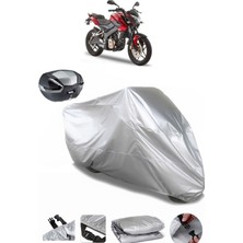 Bajaj Pulsar Ns 150 Arka Çanta Uyumlu Motosiklet Brandası Lüx Premium Kalite