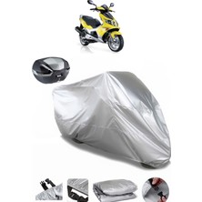 Kanuni Bobcat 150 Arka Çanta Uyumlu Motosiklet Brandası Lüx Premium Kalite