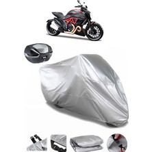 Ducati Diavel Arka Çanta Uyumlu Motosiklet Brandası Lüx Premium Kalite