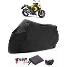 CoverPlus Kawasaki Er-6 N Siyah Motosiklet Branda Lüx Premium Kalite