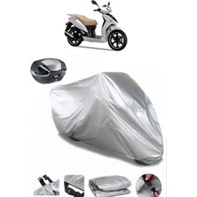 Lifan LF150T-9R Arka Çanta Uyumlu Motosiklet Brandası Lüx Premium Kalite