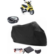 Kanuni Bobcat 150 Siyah Arka Çanta Uyumlu Motosiklet Branda Lüx Premium Kalite