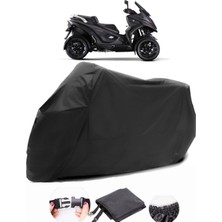 Qooder Qv4 Siyah Motosiklet Branda Lüx Premium Kalite