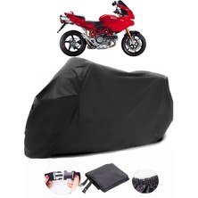 Ducati Multistrada 1100 Siyah Motosiklet Branda Lüx Premium Kalite