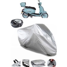 Arora Ar 50 Cappuccino Arka Çanta Uyumlu Motosiklet Brandası Lüx Premium Kalite