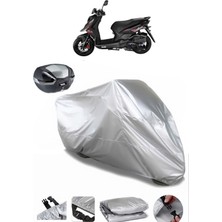 Sym Crox 125 Arka Çanta Uyumlu Motosiklet Brandası Lüx Premium Kalite