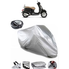 Vespa Gts 250 Abs Arka Çanta Uyumlu Motosiklet Brandası Lüx Premium Kalite