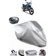 CoverPlus Yuki TN150-3A Driver Arka Çanta Uyumlu Motosiklet Brandası Lüx Premium Kalite