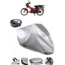 Mondial 100 Hyena Arka Çanta Uyumlu Motosiklet Brandası Lüx Premium Kalite